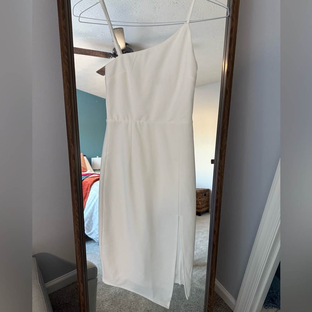 White Midi Dress